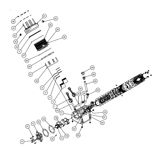 IMT HOUSING, FRONT BEARING - 60025007