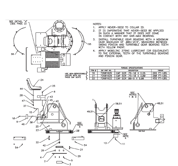 IMT TURNTABLE BEARING - 71056450