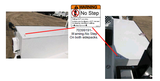 IMT 70399191 - Decal Warning No Step