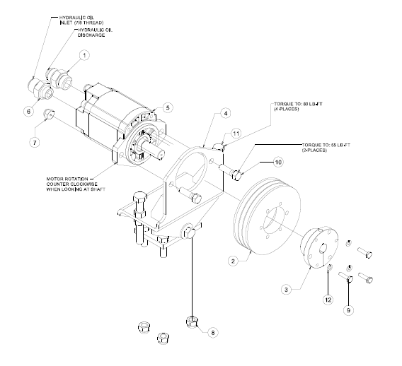 IMT MTR, HDRLC EXTND SHAFT - 73540469